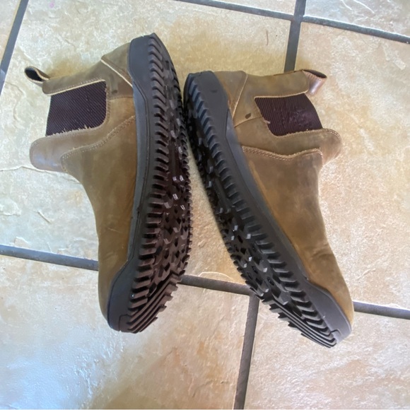 Xero Shoes Ridgeway Chelsea ankle Boot brown tan 8.5 barefoot full grain leather - Picture 4 of 9